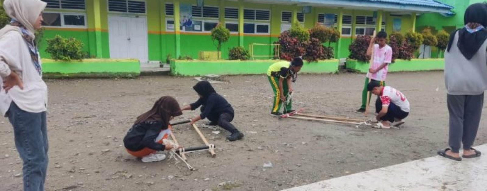 Semakin Dekat Jambore! Peserta MTsN 1 Kerinci Latihan Tanpa Kenal Lelah