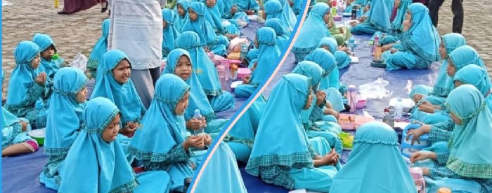 Siswa MIN 2 Muaro Jambi Antusias Ikuti  Makan Bersama
