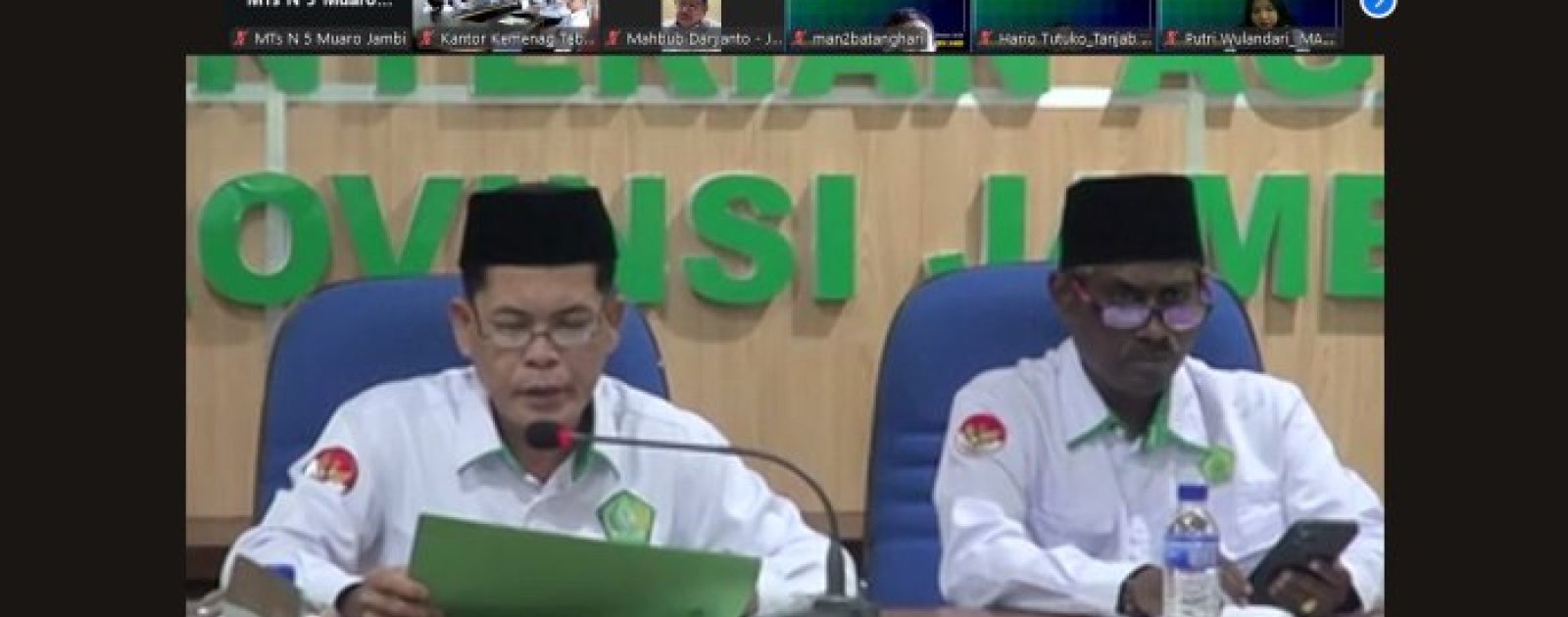 Zoom Meeting Rapat Koordinasi Penyusunan Rencana Kerja dan Anggaran Tahun 2026