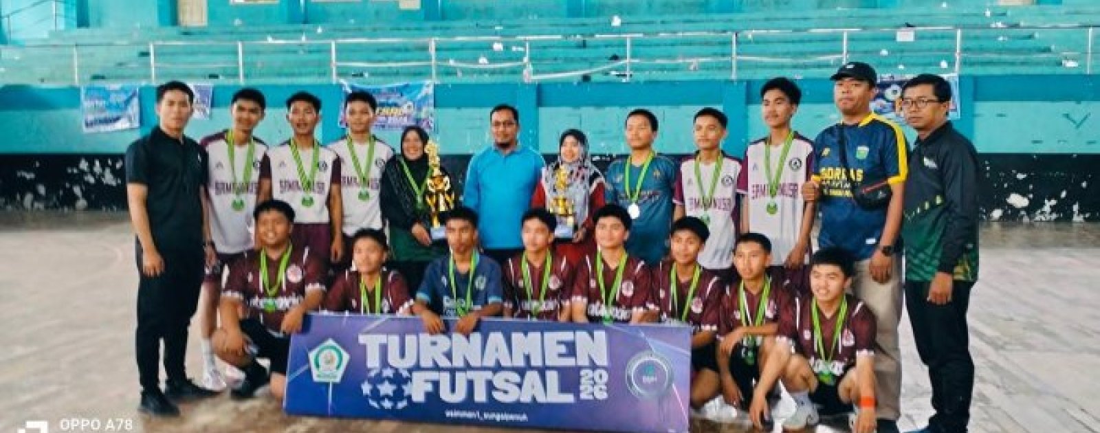 Final Liga Futsal MAN 1 Sungai Penuh Berlangsung Meriah dan Penuh Sportivitas