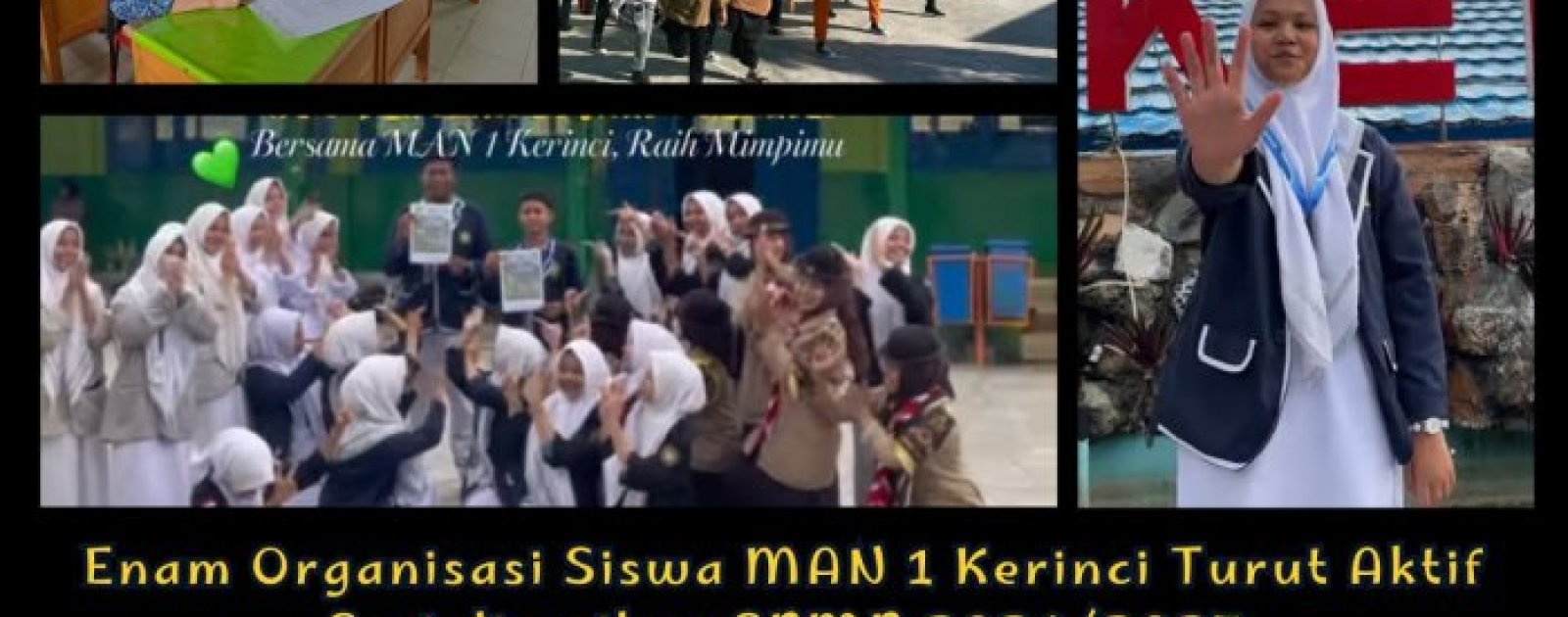 Enam Organisasi Siswa MAN 1 Kerinci Turut Aktif Sosialisasikan SPMB 2026/2027