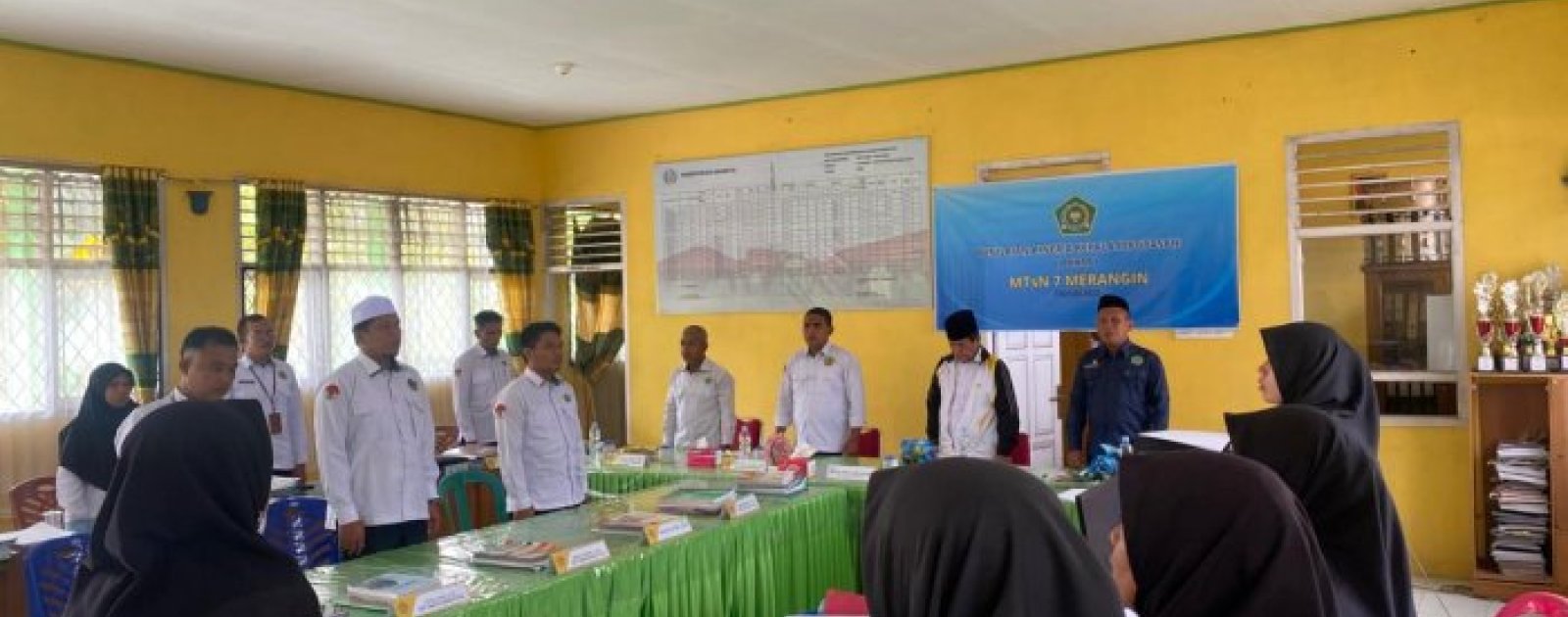 MTsN 7 Merangin Laksanakan Penilaian Kinerja Kepala Madrasah (PKKM) Berjalan Lancar.