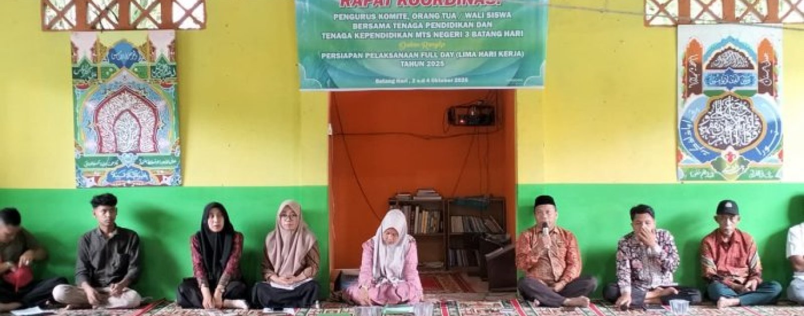 MTsN 3 Batanghari Gelar Rapat Komite dan Wali Murid Bahas Persiapan Full Day School