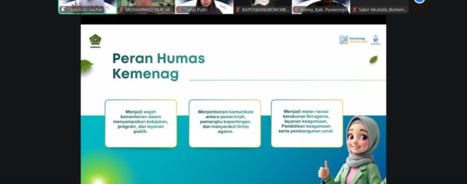 Humas MTsN 7 Bungo Ikuti Launching Humas Level Up Kemenag RI, Perkuat Profesionalisme dan Kualitas Komunikasi Publik