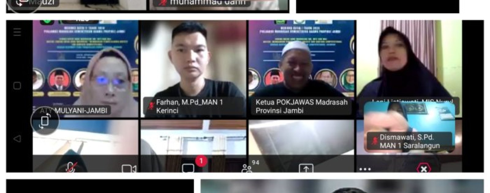 Guru Matematika MAN 1 Sarolangun Ikut Webinar Coding