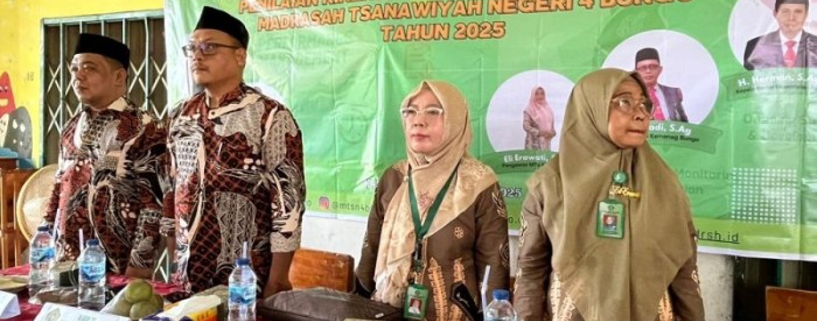 PKKM MTsN 4 Bungo Sukses, Kepala Madrasah Sanjung Profesionalitas Tim Penilai