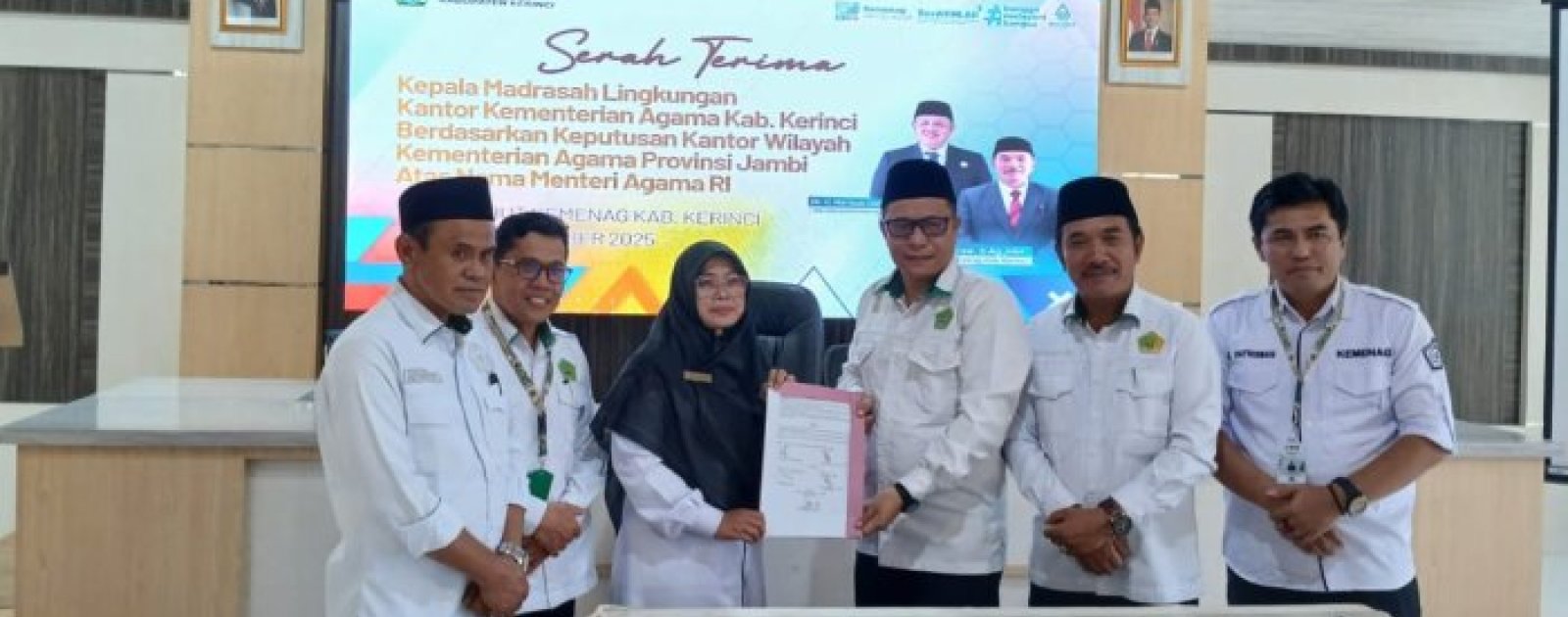Estafet Kepemimpinan MAN 1 Kerinci Resmi Berganti.