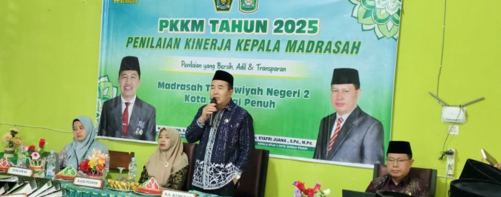 MTsN 2 Sungai Penuh Sukses Laksanakan Penilaian Kinerja Kepala Madrasah
